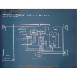 Marion Handley A B Schema Electrique 1917