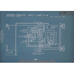 Marion Handley K A B Schema Electrique 1916 1917