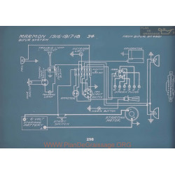 Marmon 34 Schema Electrique 1916 1917 1918