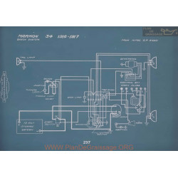 Marmon 34 Schema Electrique 1916 1917 V2