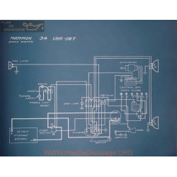 Marmon 34 Schema Electrique 1916 1917