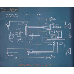 Marmon 41 Schema Electrique 1915