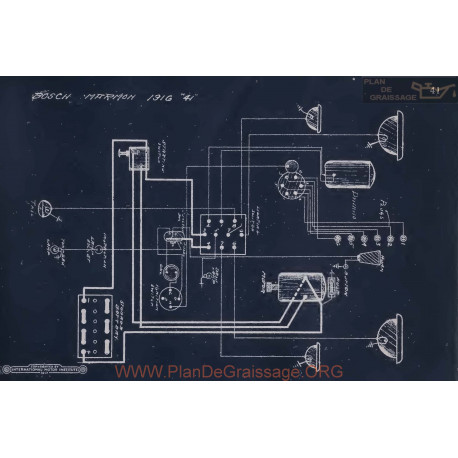 Marmon 41 Schema Electrique 1916