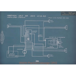 Marmon 48 41 48 Schema Electrique 1913 1914