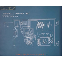 Maxwell 25 Schema Electrique 1918 1919