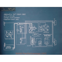 Maxwell 25 Schema Electrique 1920 1921