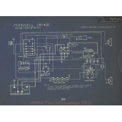 Maxwell Schema Electrique 1914 1915 Simms Huff