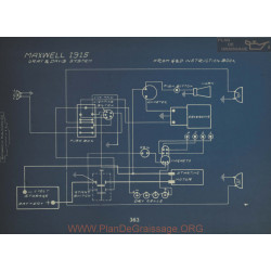 Maxwell Schema Electrique 1915 Gray & Davis