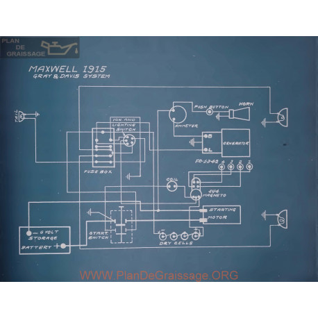 Maxwell Schema Electrique 1915