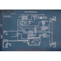 Mc Farlan 6volt Schema Elctrique 1916 Westinghouse