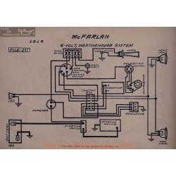 Mc Farlan 6volt Schema Electrique 1916 Westinghouse