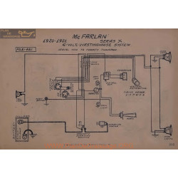 Mc Farlan X 6volt Schema Electrique 1920 1921 Westinghouse