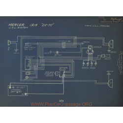 Mercer 22 70 Schema Electrique 1916 Usl