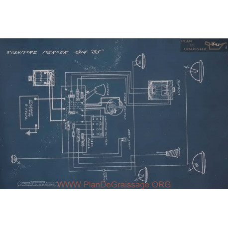 Mercer 35 Schema Electrique 1914 V3