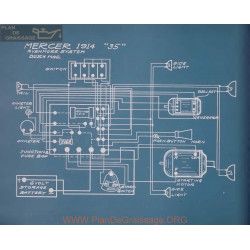 Mercer 35 Schema Electrique 1914