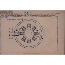 Mercer E177 E189 E194 E195 E197 12volt Schema Electrique 1916 Usl