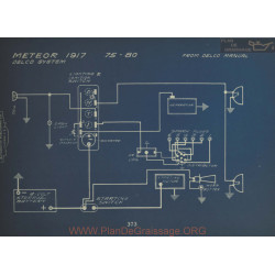 Meteor 75 80 Schema Electrique 1917 Delco