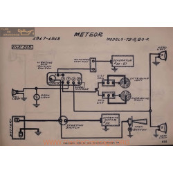 Meteor 75a 80a Schema Electrique 1917 1918 V2