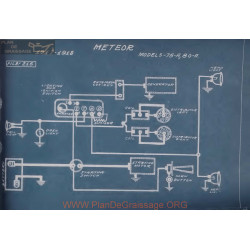 Meteor 75a 80a Schema Electrique 1917 1918