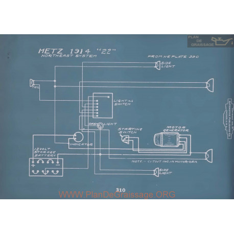 Metz 22 Schema Electrique 1914 V2