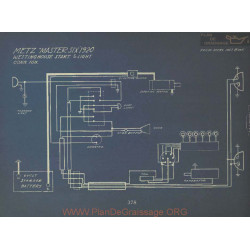 Metz Master Six Schema Electrique 1920 Westinghouse