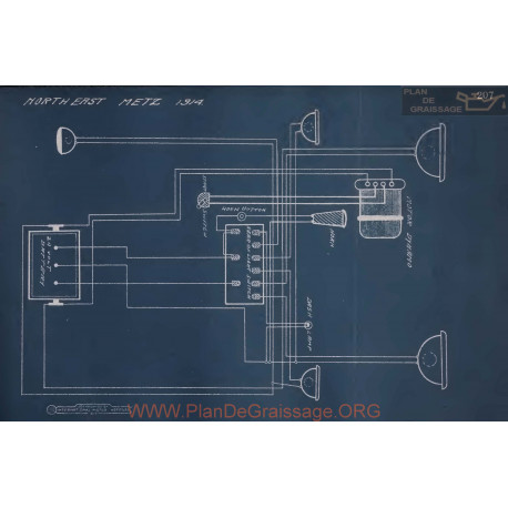 Metz Schema Electrique 1914