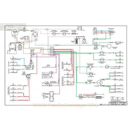 Mg Mgb Diagram14 Schema Electrique 1972 1973