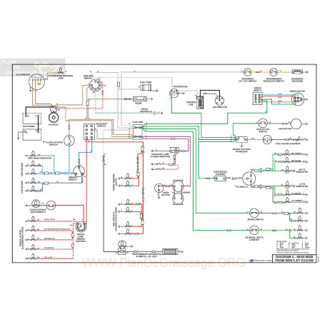 Mg Mgb Diagram4 Schema Electrique 1968 1969