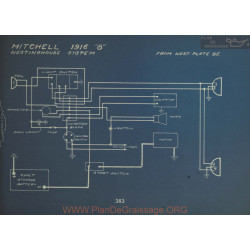 Mitchell 8 Schema Electrique 1916 Westinghouse