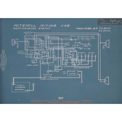 Mitchell C42 Schema Electrique 1917 1918 V2