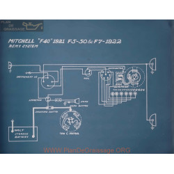 Mitchell F40 Schema Electrique 1921