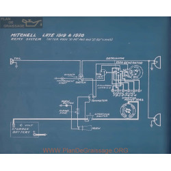 Mitchell Late Schema Electrique 1919 1920