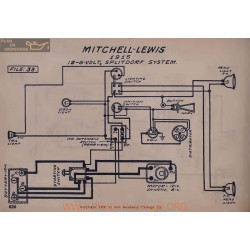 Mitchell Lewis 6volt 12volt Schema Electrique 1915 Splitdorf ver2