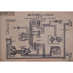 Mitchell Lewis 6volt 12volt Schema Electrique 1916 Splitdorf V2