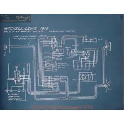 Mitchell Lewis Schema Electrique 1916