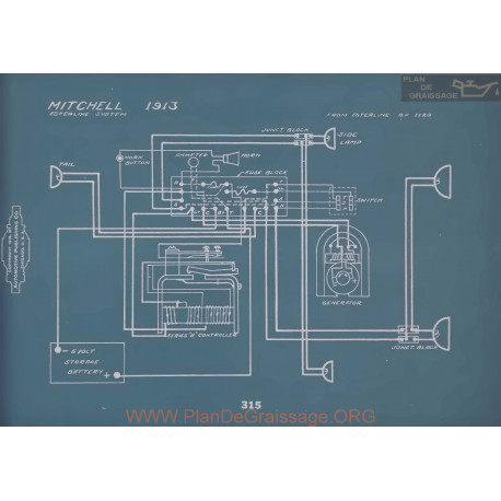 Mitchell Schema Electrique 1913 V2