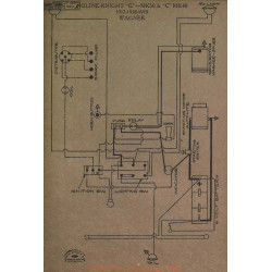 Moline Knight G Mk30 Mk40 Schema Electrique 1917 1918 1919 Wagner