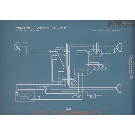 Monroe 3 Schema Electrique 1917