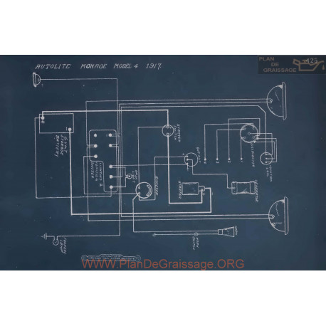 Monroe 4 Schema Electrique 1917
