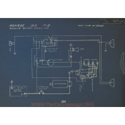 Monroe M2 Schema Electrique 1915 Autolite