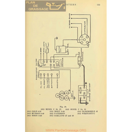 Moon 6 40 Schema Electrique 1915