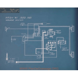 Nash 41 Schema Electrique 1920 1921