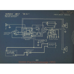 Nash 671 Schema Electrique 1917 Bijur