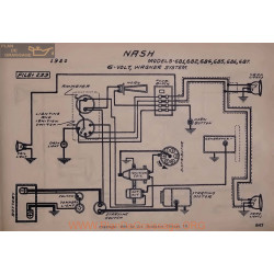 Nash 681 682 684 685 686 687 6volt Schema Electrique 1920 Wagner V2