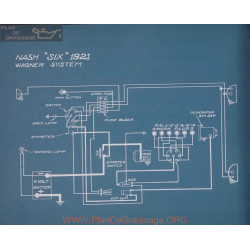 Nash Six Schema Electrique 1921