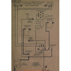 National Af3 First 125 Cars Schema Electrique 1919 Westinghouse