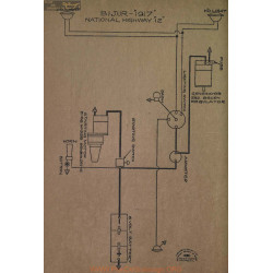 National Highway 12 Schema Electrique 1917 Bijur