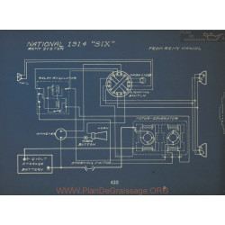 National Siw Schema Electrique 1914 Remy