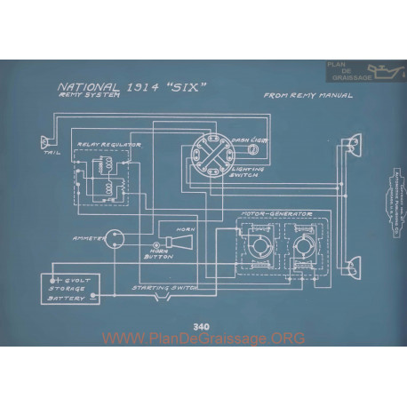 National Six Schema Electrique 1914 V2