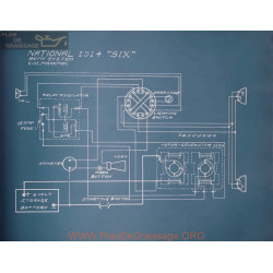 National Six Schema Electrique 1914